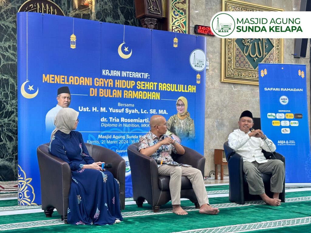 Kajian Interaktif AQUA di Masjid Agung Sunda Kelapa