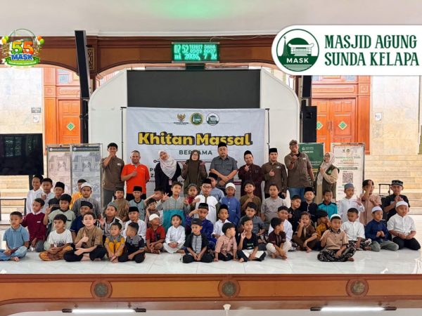 Tebar Manfaat Zakat, 55 Anak Ikuti Khitan Massal Unit UPZ Masjid Agung Sunda Kelapa